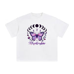 Magic Butterfly & Crystal Graphic Tee-INNBLAC Fashion Apparel