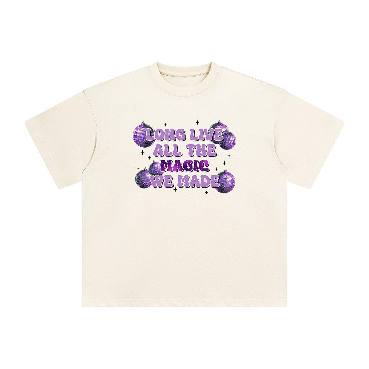 Magic Disco Balls Graphic Tee-INNBLAC Fashion Apparel