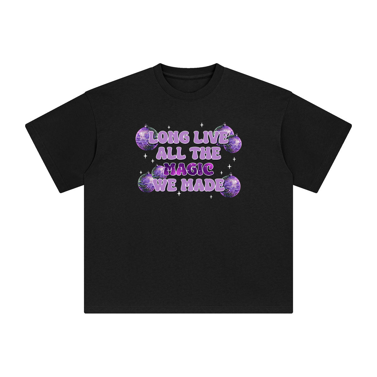 Magic Disco Balls Graphic Tee-INNBLAC Fashion Apparel
