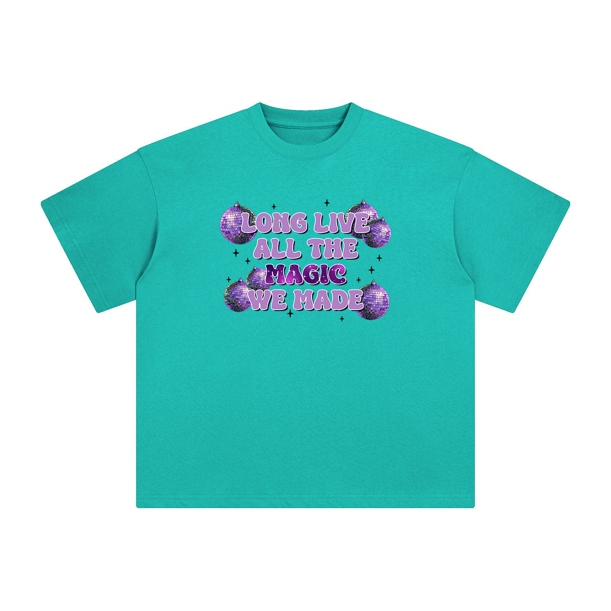 Magic Disco Balls Graphic Tee-INNBLAC Fashion Apparel