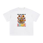 Magic Mushrooms & Flowers Graphic Tee-INNBLAC Fashion Apparel