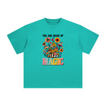 Magic Mushrooms & Flowers Graphic Tee-INNBLAC Fashion Apparel