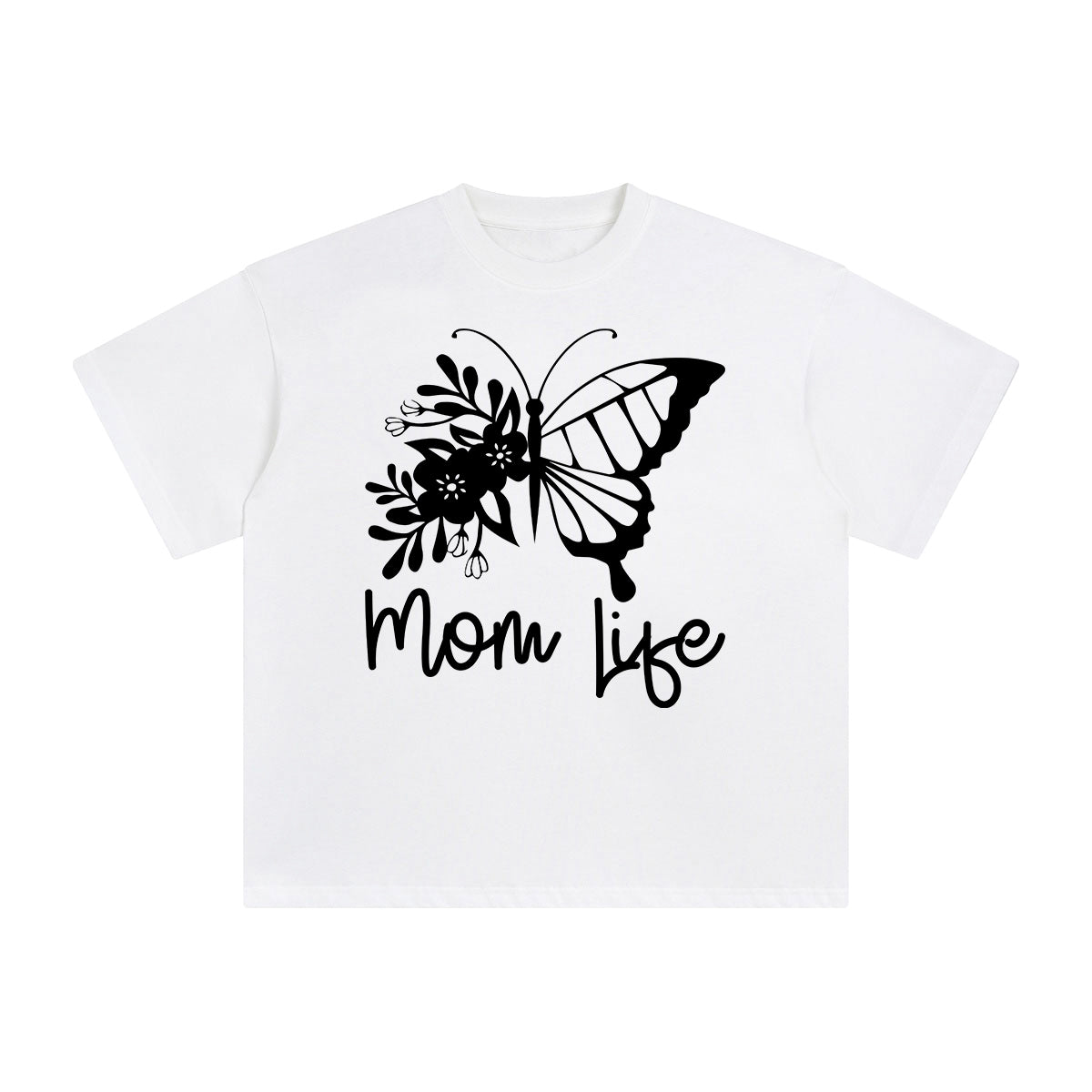 Mom Life Aesthetic Graphic Tee-INNBLAC Fashion Apparel