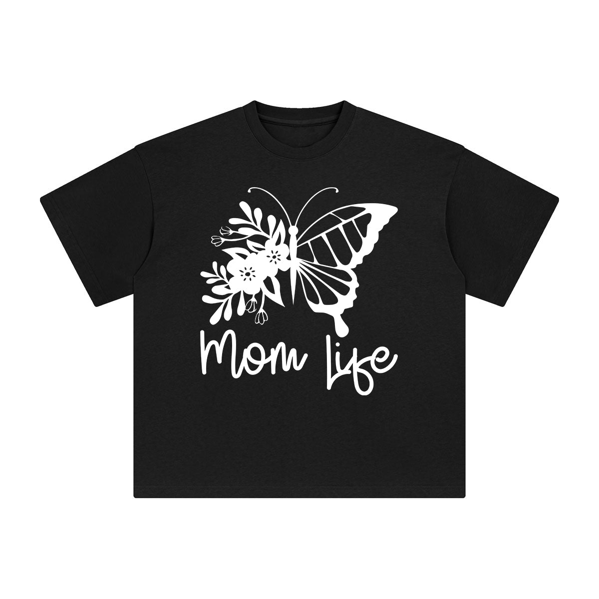 Mom Life Aesthetic Graphic Tee-INNBLAC Fashion Apparel