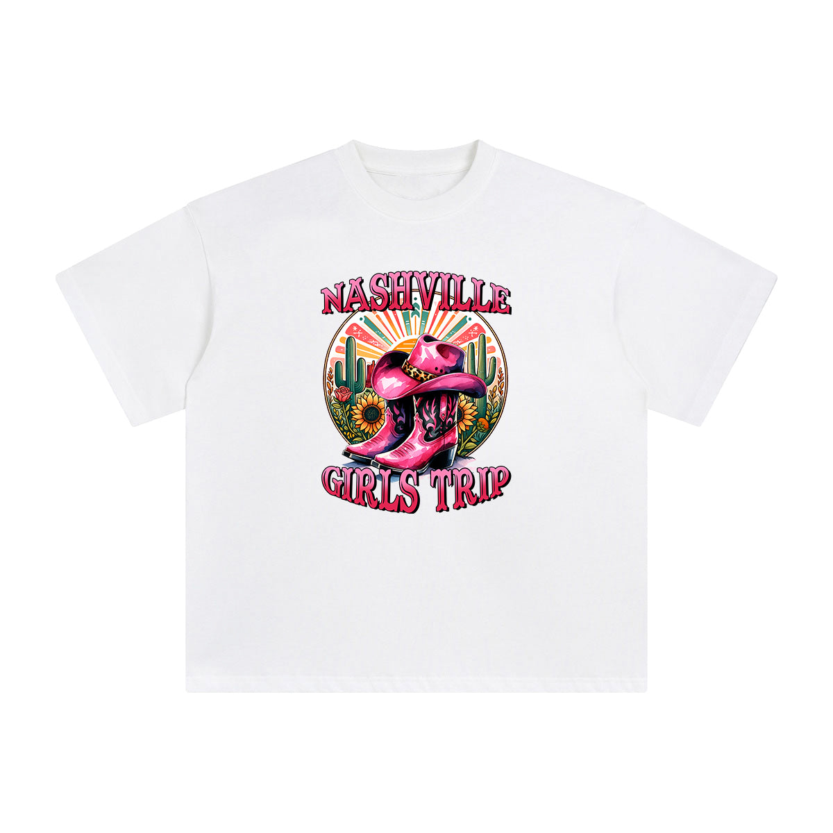 NASHYLLE GIRLS TRIP Graphic Tee-INNBLAC Fashion Apparel