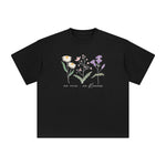 NO RAIN NO FLOWER Graphic Tee-INNBLAC Fashion Apparel