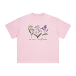 NO RAIN NO FLOWER Graphic Tee-INNBLAC Fashion Apparel