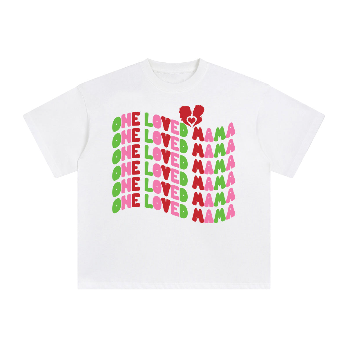 One loved Mama Aesthetic Graphic Tee-INNBLAC Fashion Apparel