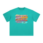 Positive Slogan Graphic Tee-INNBLAC Fashion Apparel