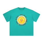 Positive Slogan & Lemon Graphic Tee-INNBLAC Fashion Apparel