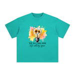 Positive Slogan & Sunflower Graphic Tee-INNBLAC Fashion Apparel