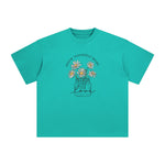 Slogan & Daisies Graphic Tee-INNBLAC Fashion Apparel