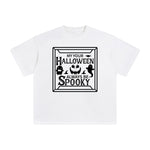 Spook Halloween Slogan Aesthetic Graphic Tee-INNBLAC Fashion Apparel