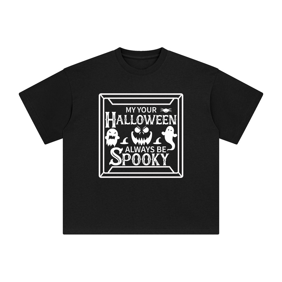 Spook Halloween Slogan Aesthetic Graphic Tee-INNBLAC Fashion Apparel