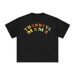 Thankful Mama Aesthetic Graphic Tee-INNBLAC Fashion Apparel