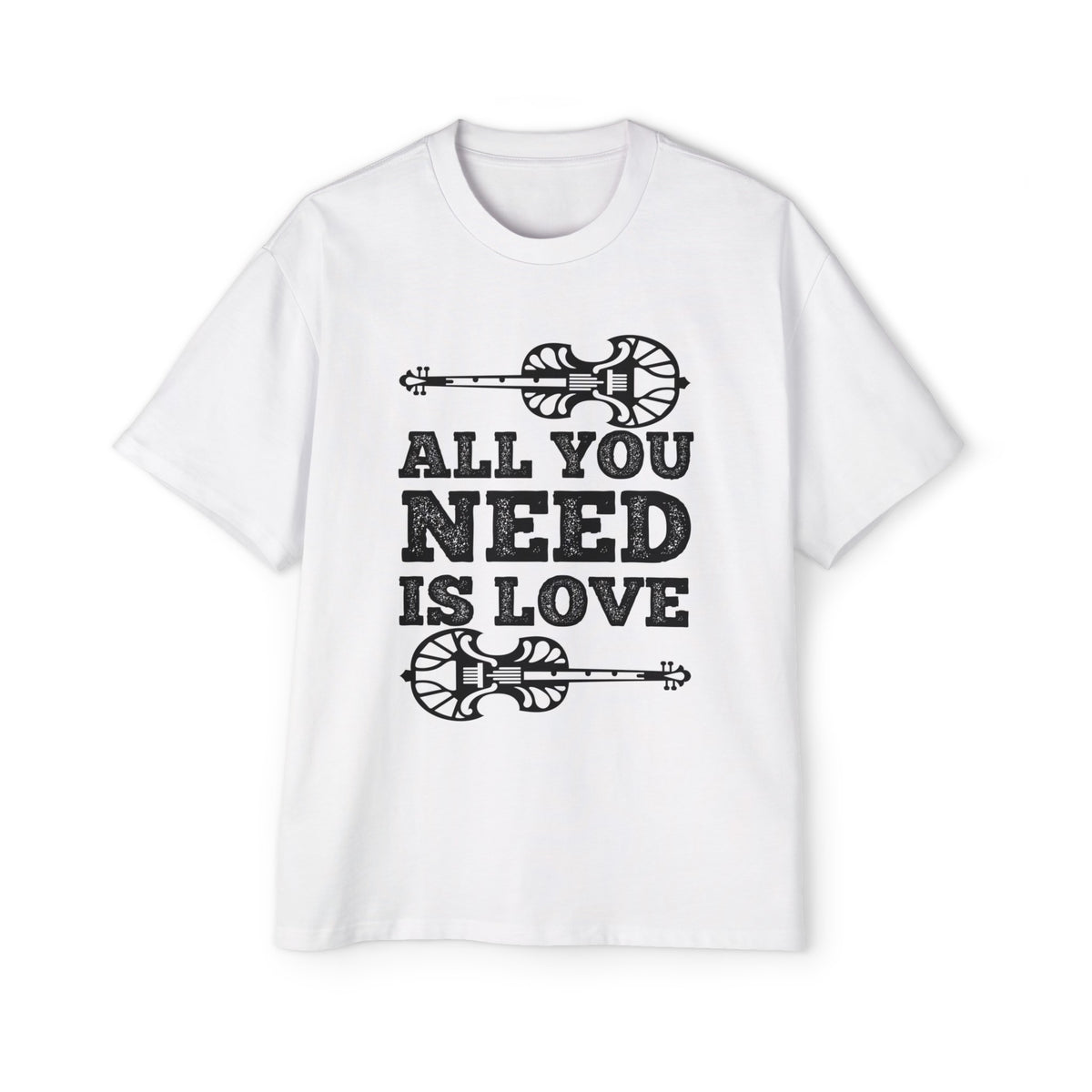 ALL YOU NEED IS LOVE Slogan Tee-INNBLAC Fashion Apparel