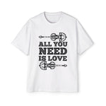 ALL YOU NEED IS LOVE Slogan Tee-INNBLAC Fashion Apparel