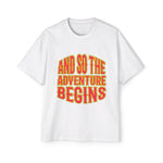 AND SO THE ADVENTURE BEGINS Graphic Tee-INNBLAC Fashion Apparel