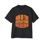 AND SO THE ADVENTURE BEGINS Graphic Tee-INNBLAC Fashion Apparel