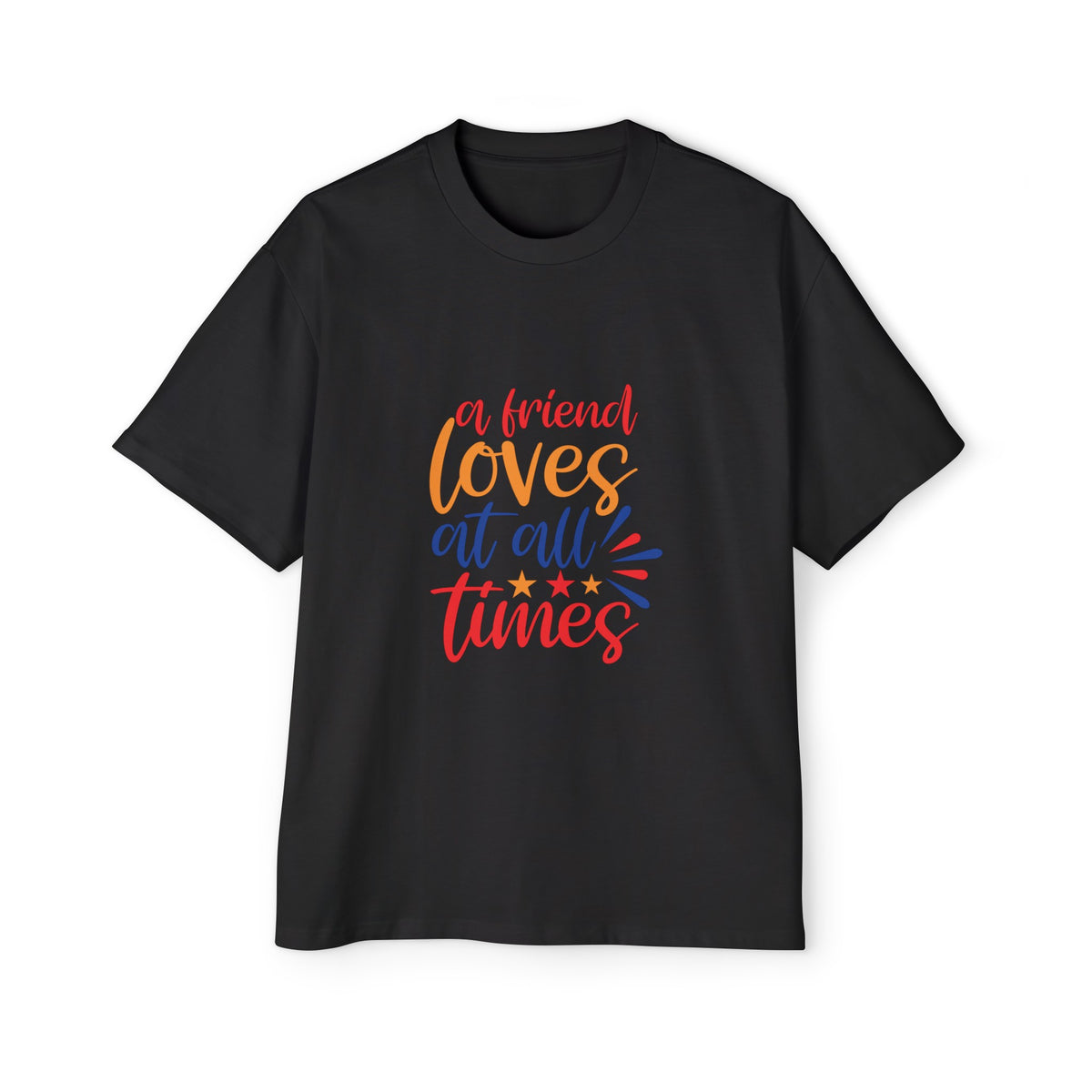 A Friend Loves at All Times Graphic Tee-INNBLAC Fashion Apparel