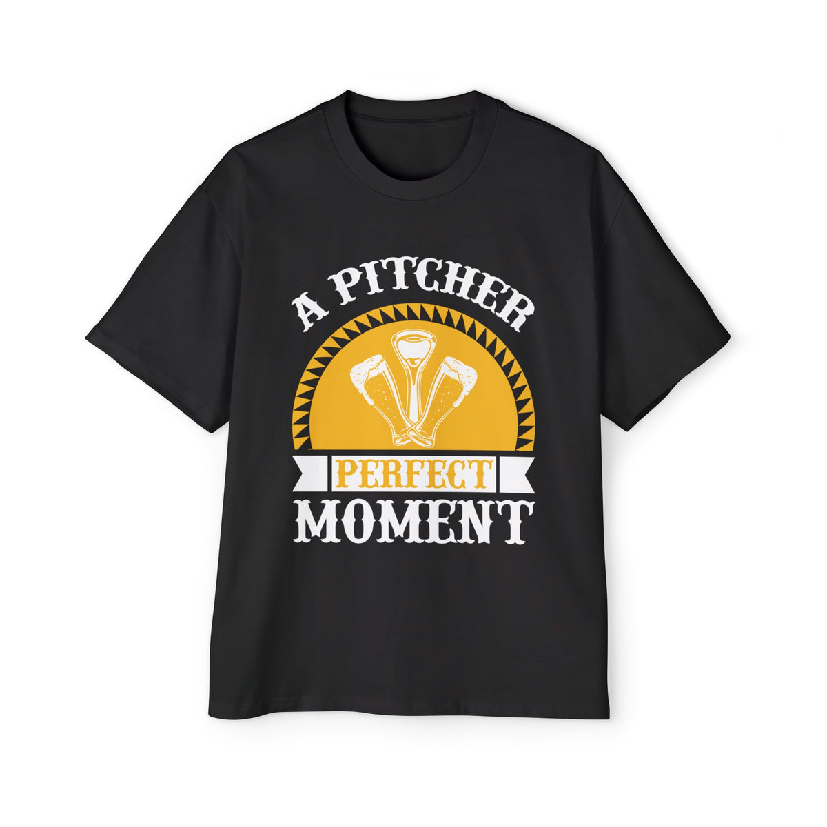 A PITCHER PERFECT MOMENT Beer Graphic Tee-INNBLAC Fashion Apparel