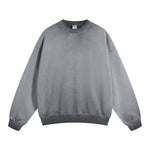 Women's Acid Wash Distressed Sweatshirt-INNBLAC Fashion Apparel