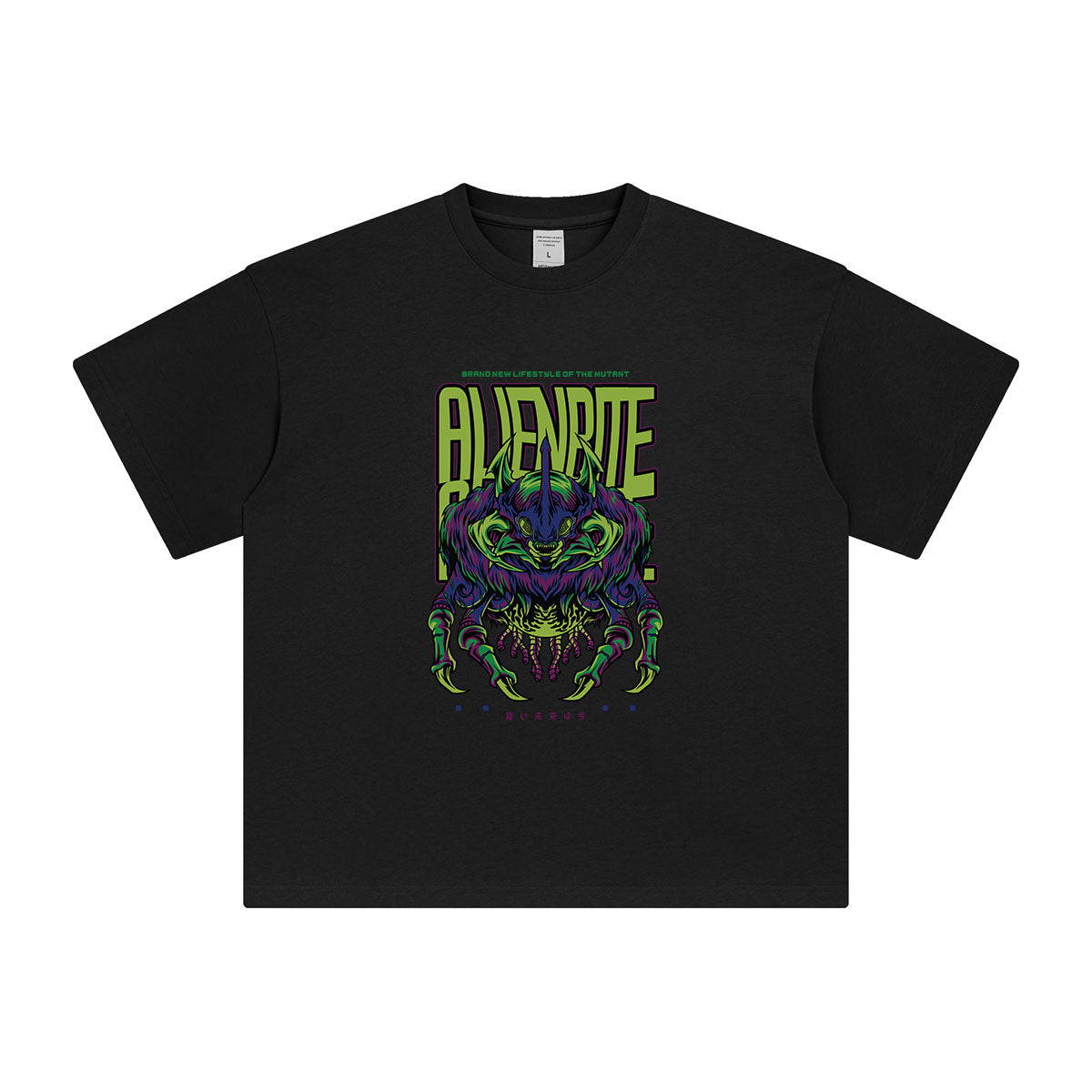 Alien Bite Mutant Graphic T Shirt-INNBLAC Fashion Apparel