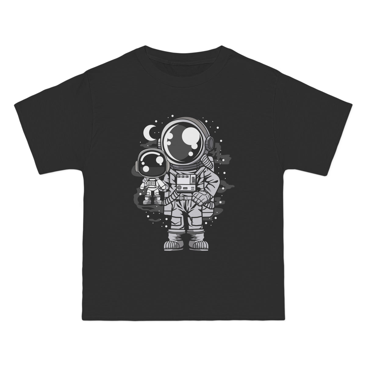 Astronaut And His Doll Graphic Tee-INNBLAC Fashion Apparel