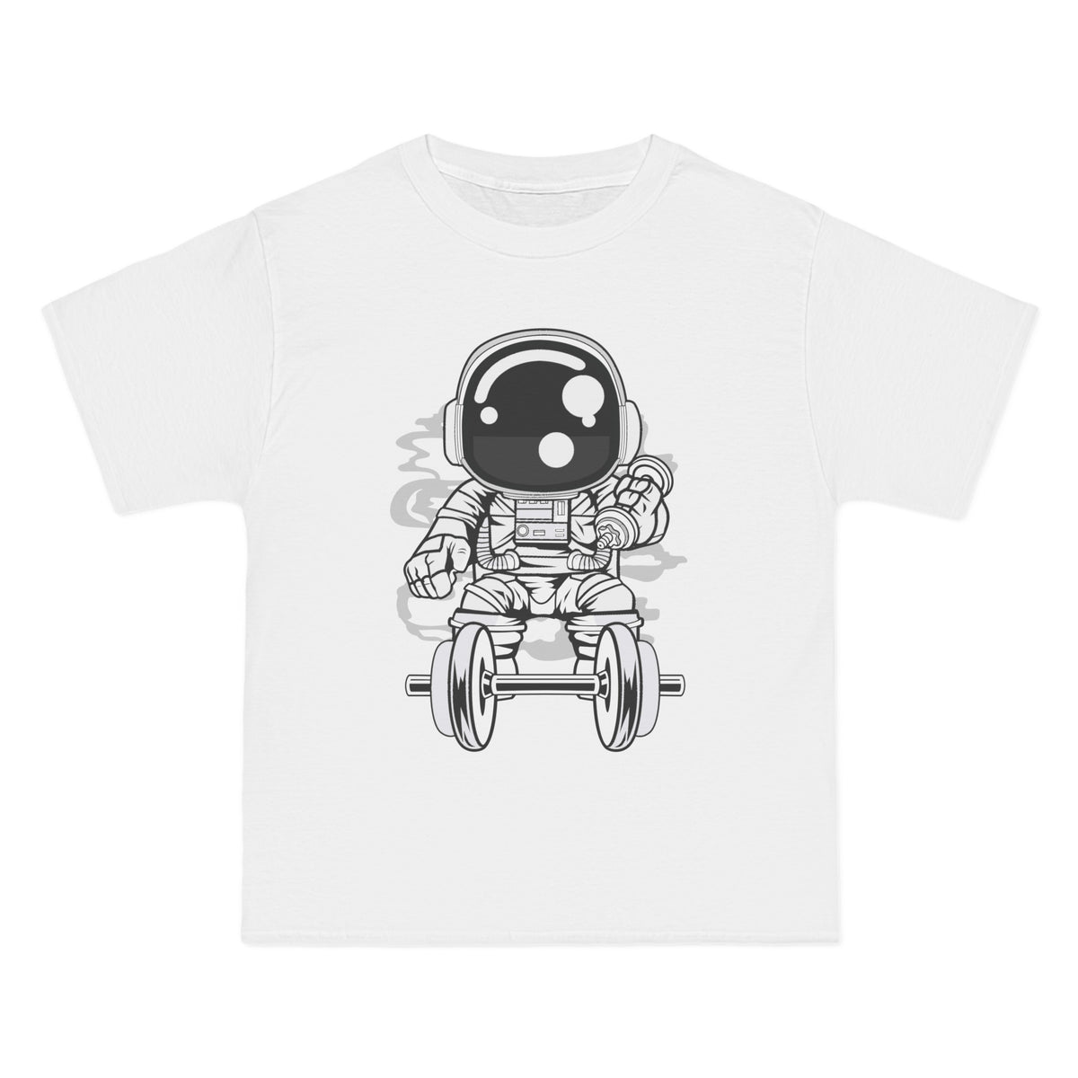 Astronaut Gym Graphic Tee-INNBLAC Fashion Apparel