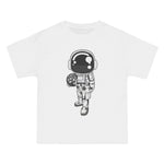 Astronaut Holding The Moon Graphic Tee-INNBLAC Fashion Apparel