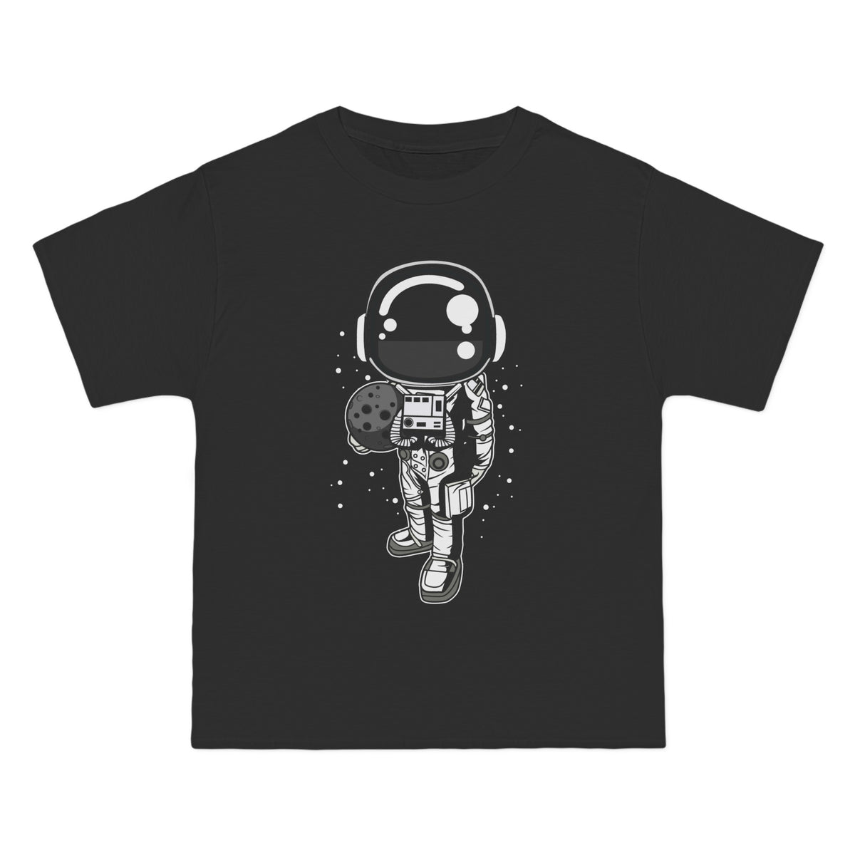 Astronaut Holding The Moon Graphic Tee-INNBLAC Fashion Apparel