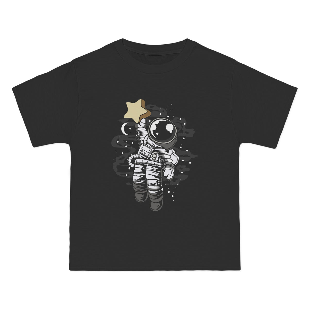 Astronaut Reach The Star Graphic Tee-INNBLAC Fashion Apparel