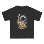 Astronaut Riding Toy Horse Graphic Tee-INNBLAC Fashion Apparel