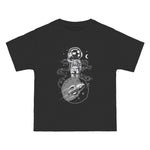 Astronaut Standing On The Moon Graphic Tee-INNBLAC Fashion Apparel