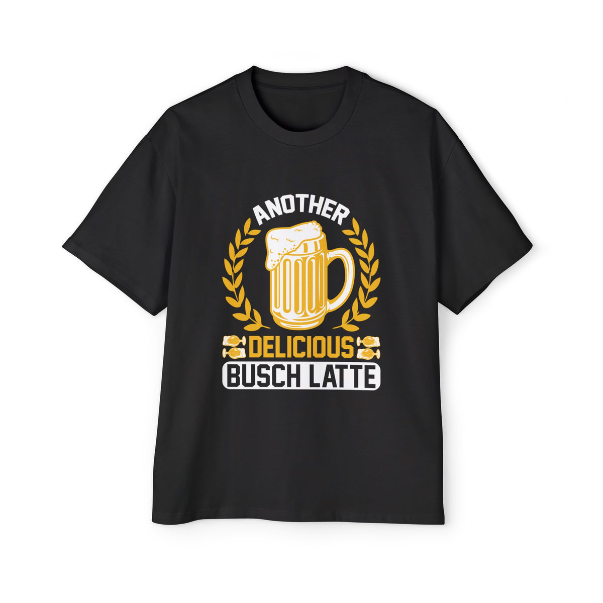 BUSCH LATTE Graphic Tee-INNBLAC Fashion Apparel