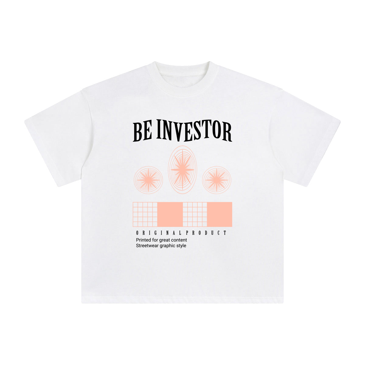 Be Investor Abstract Art Graphic Tee-INNBLAC Fashion Apparel