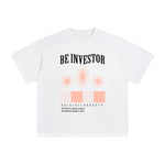 Be Investor Abstract Art Graphic Tee-INNBLAC Fashion Apparel