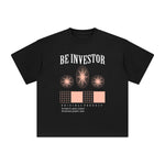 Be Investor Abstract Art Graphic Tee-INNBLAC Fashion Apparel