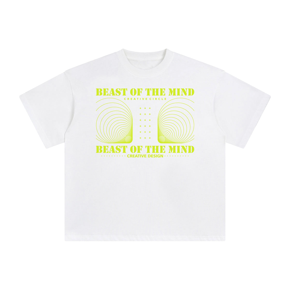 Beast of the Mind Abstract Graphic Tee-INNBLAC Fashion Apparel