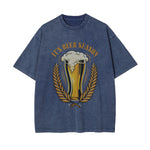 Beer Graphic Thick T Shirt-INNBLAC Fashion Apparel