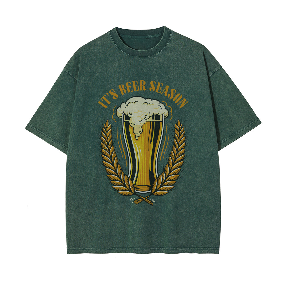 Beer Graphic Thick T Shirt-INNBLAC Fashion Apparel