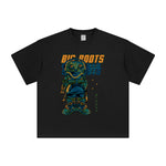 Big Boots Japanese Kanji Graphic Tee-INNBLAC Fashion Apparel