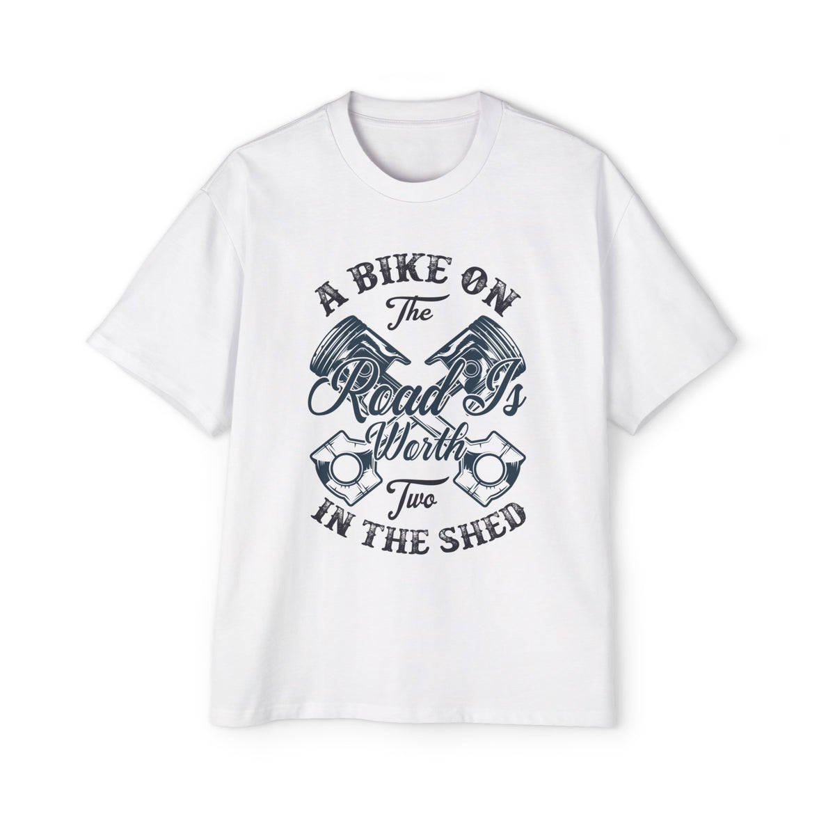 Bike Philosophical Slogan Graphic Tee-INNBLAC Fashion Apparel