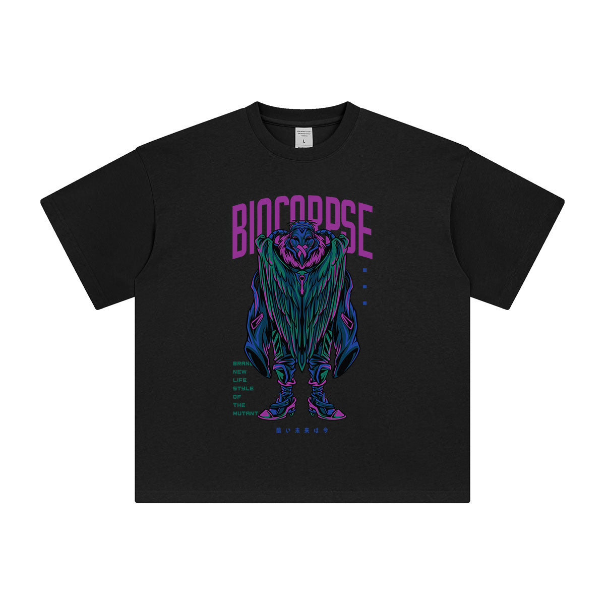Bio Corpse Streetwear Graphic T Shirt-INNBLAC Fashion Apparel