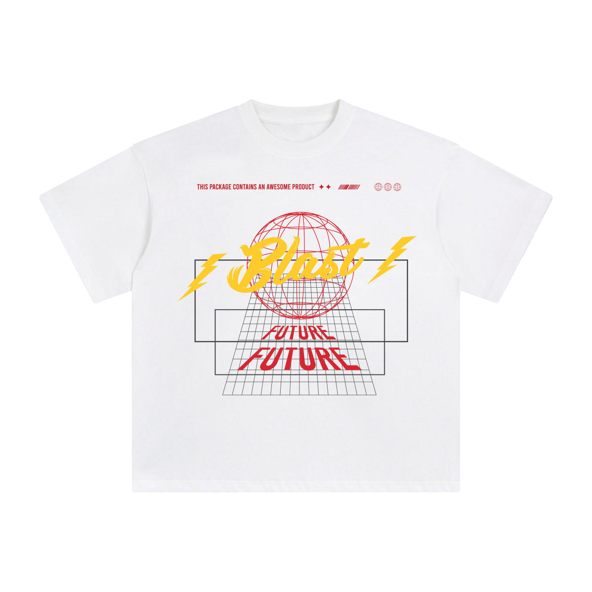 Blast Future Streetwear Graphic Tee-INNBLAC Fashion Apparel