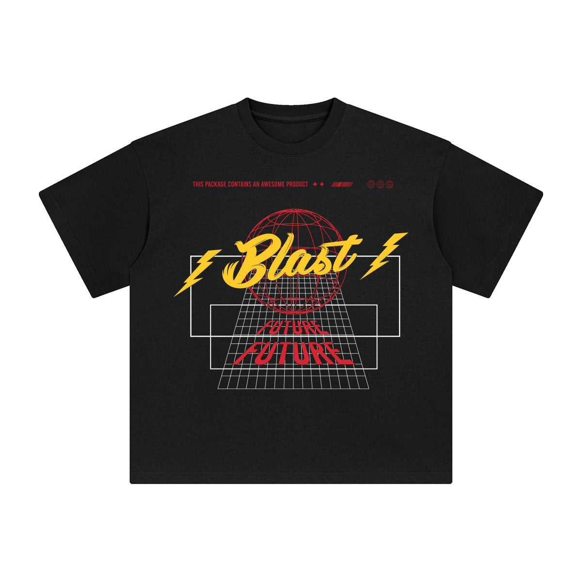 Blast Future Streetwear Graphic Tee-INNBLAC Fashion Apparel