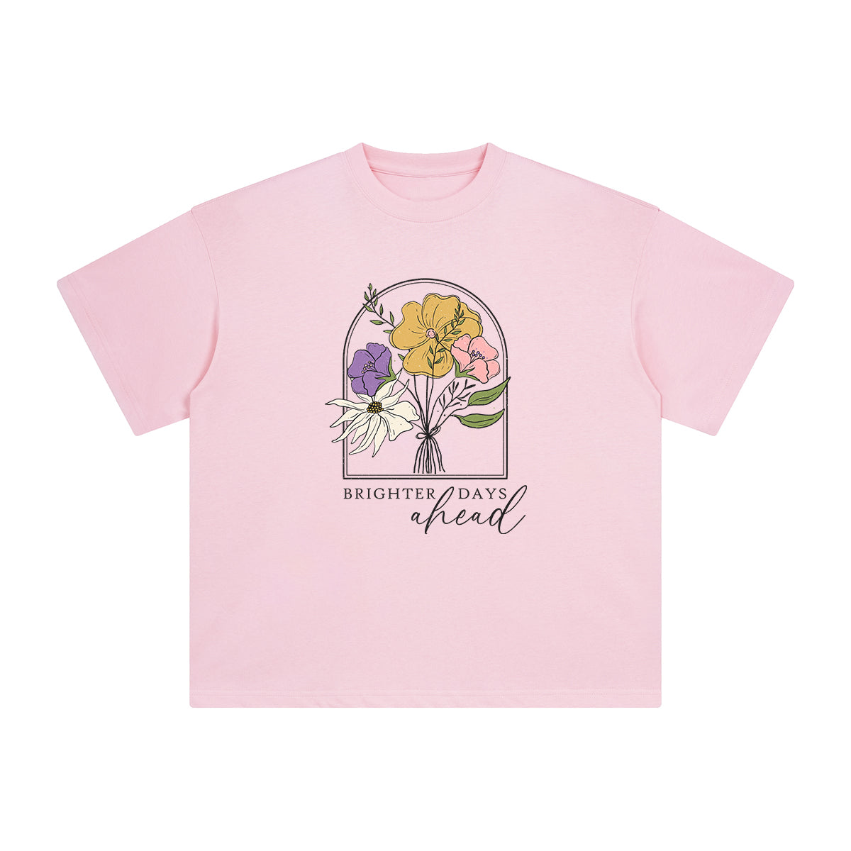 Blossom Graphic T Shirt-INNBLAC Fashion Apparel