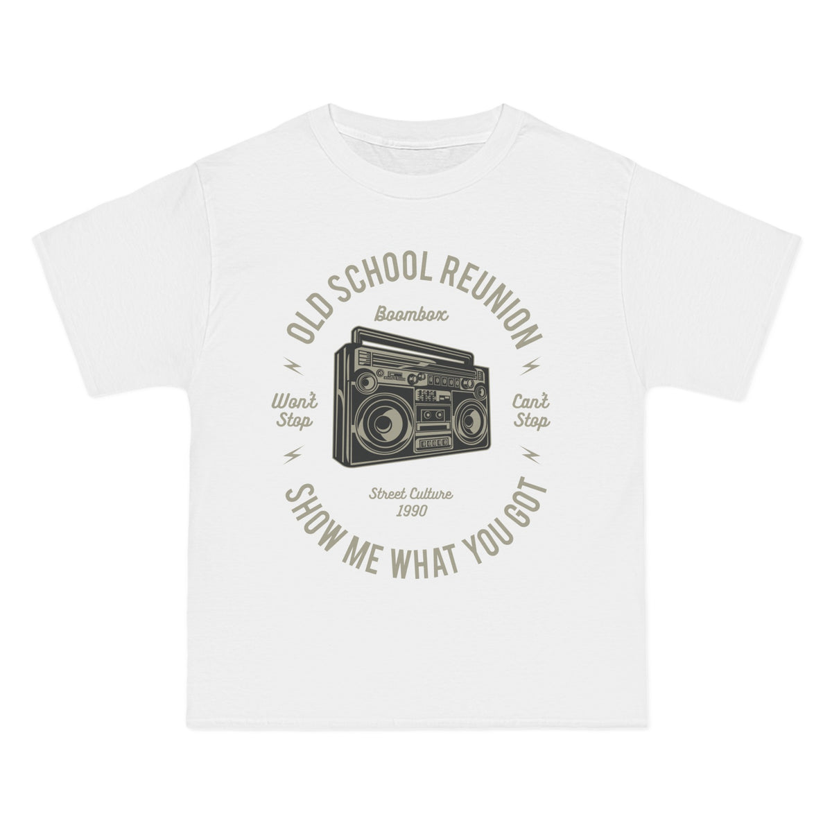Boombox Retro Graphic T Shirt-INNBLAC Fashion Apparel