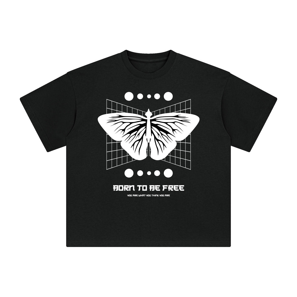 Born to be Free Butterfly Aesthetic Tee-INNBLAC Fashion Apparel