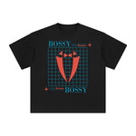 Bossy Abstract Graphic Tee-INNBLAC Fashion Apparel